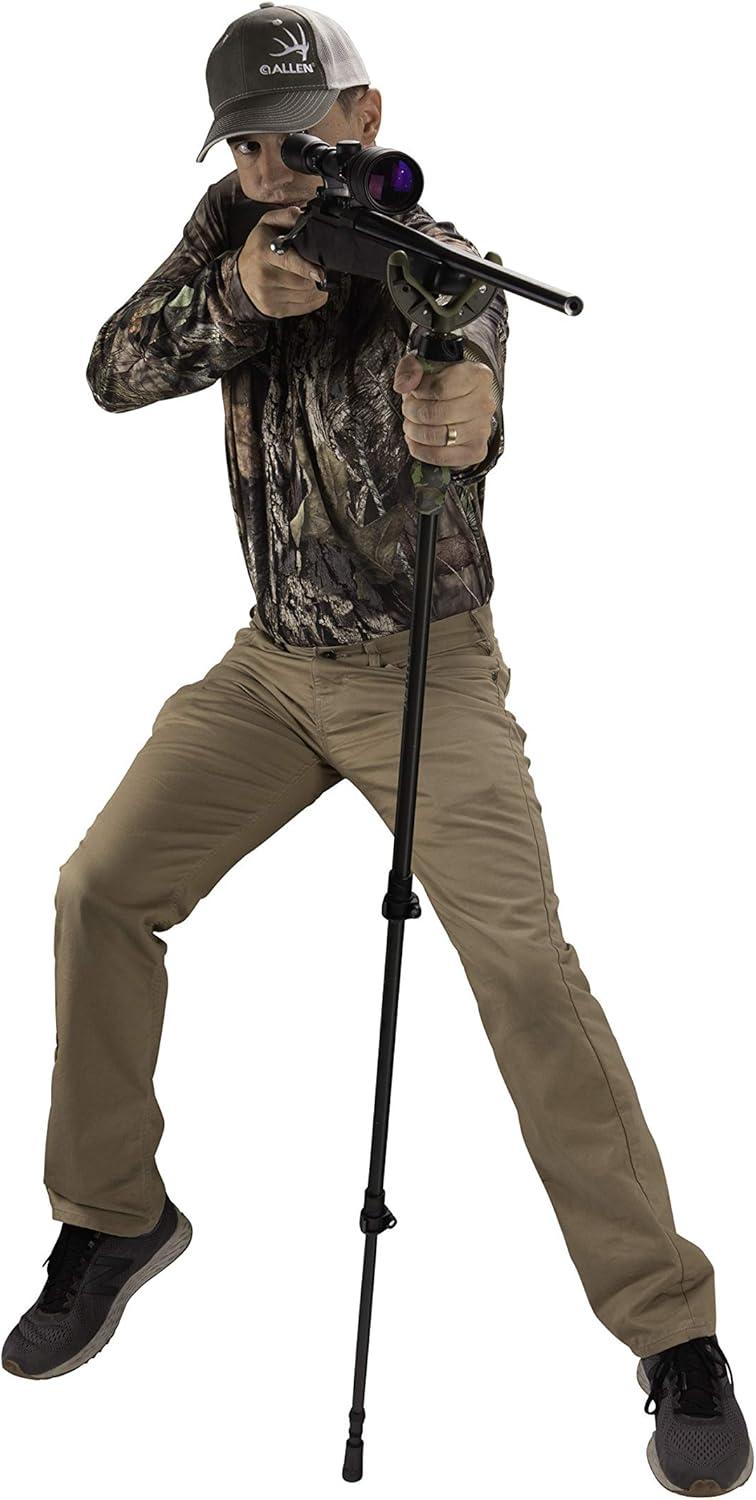 image:imageAllen Company Axial Shooting Stick and Monopod Camera Base Spotting Scope Extends up to 61inchOlive