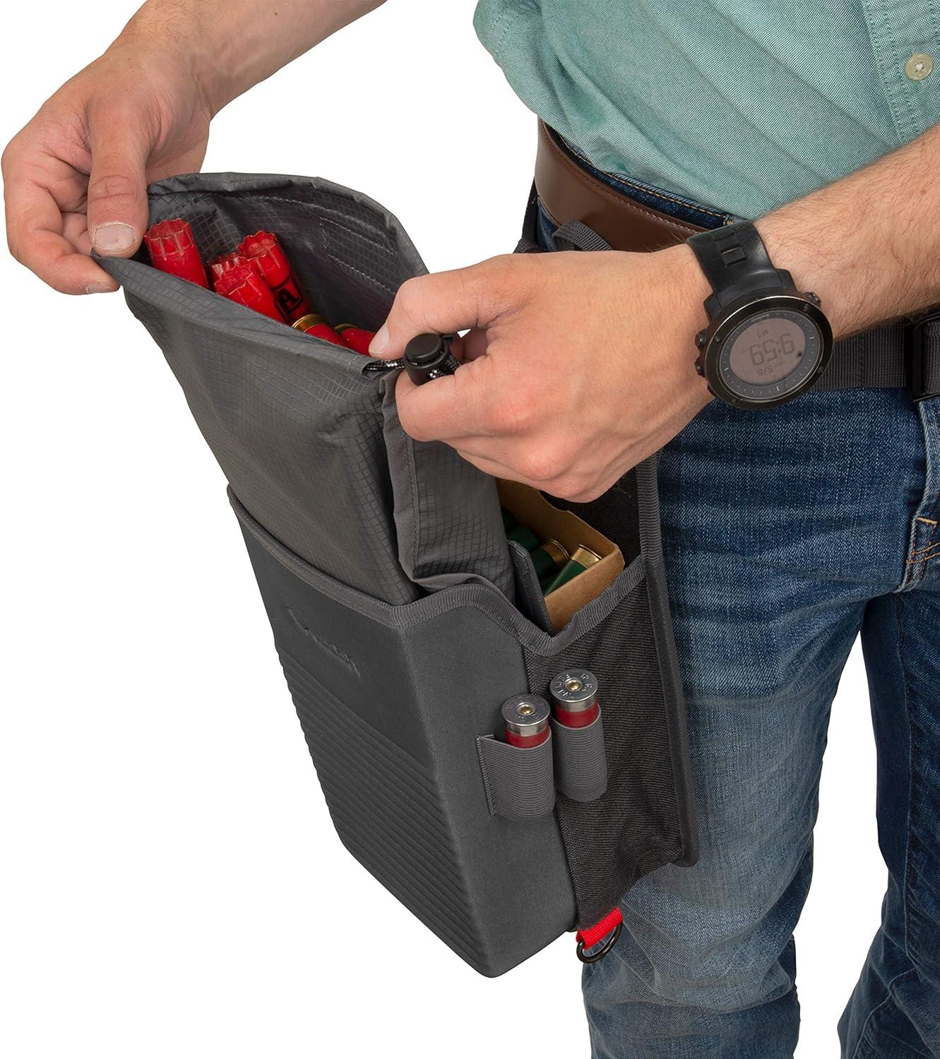 image:imageAllen Company Competitor Shotgun Shell Bag Sporting Shell Bag for Clay Trap or Skeet ShootingDouble Compartment Bag