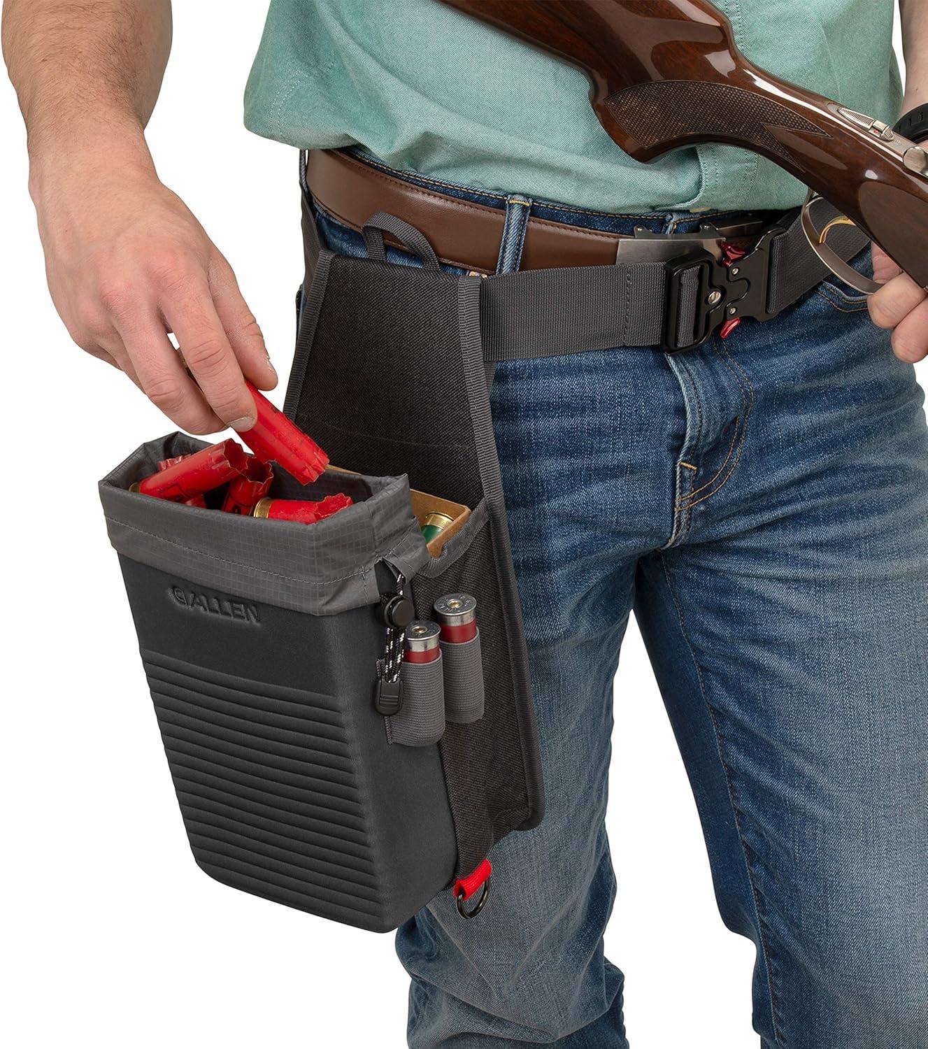 image:imageAllen Company Competitor Shotgun Shell Bag Sporting Shell Bag for Clay Trap or Skeet ShootingDouble Compartment Bag