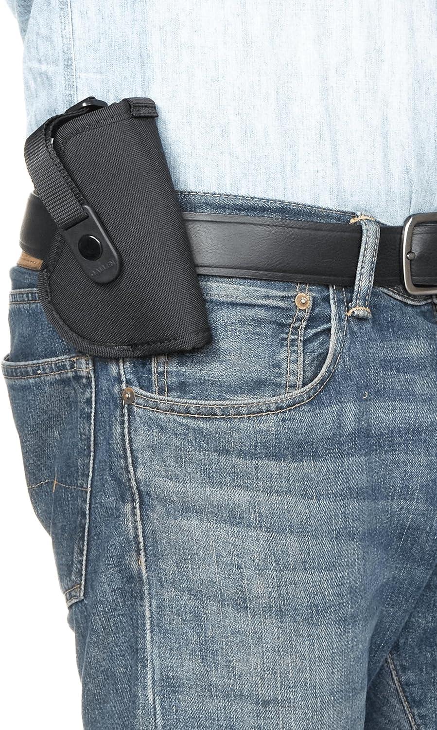 image:imageAllen Company Cortez Nylon Gun Belt Holster for Pistols and Revolvers Comfortable Wear Easy Access6
