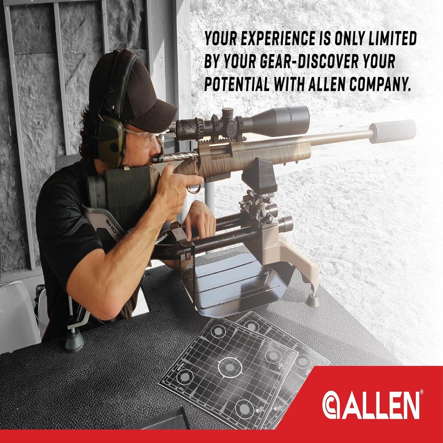 image:imageAllen Company Durango Rifle Case 46Inch Soft Gun Bag Hunting and Shooting Accessories 15inch Webbing Handles and a Hanging Loop TanBlack