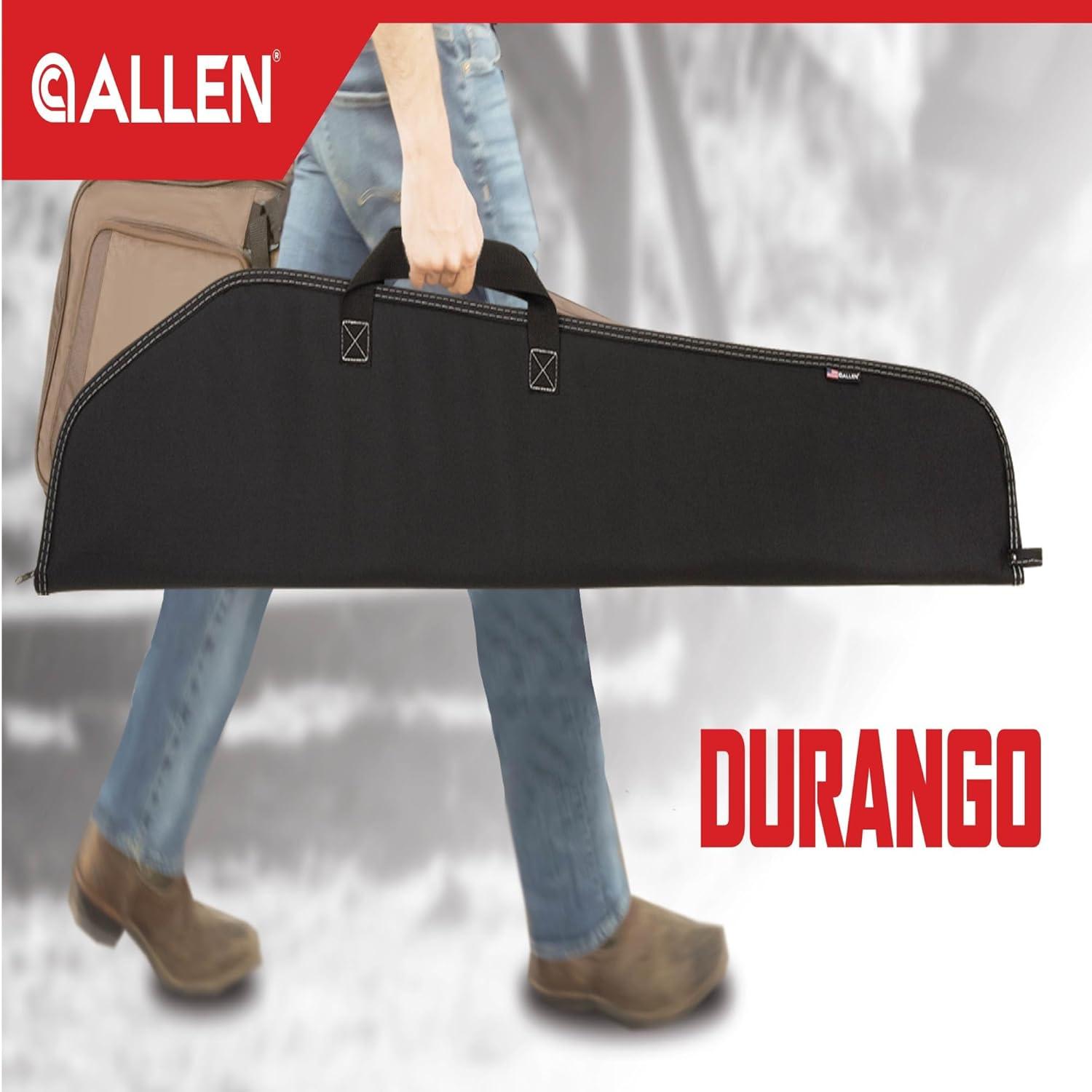 image:imageAllen Company Durango Rifle Case 46Inch Soft Gun Bag Hunting and Shooting Accessories 15inch Webbing Handles and a Hanging Loop TanBlack
