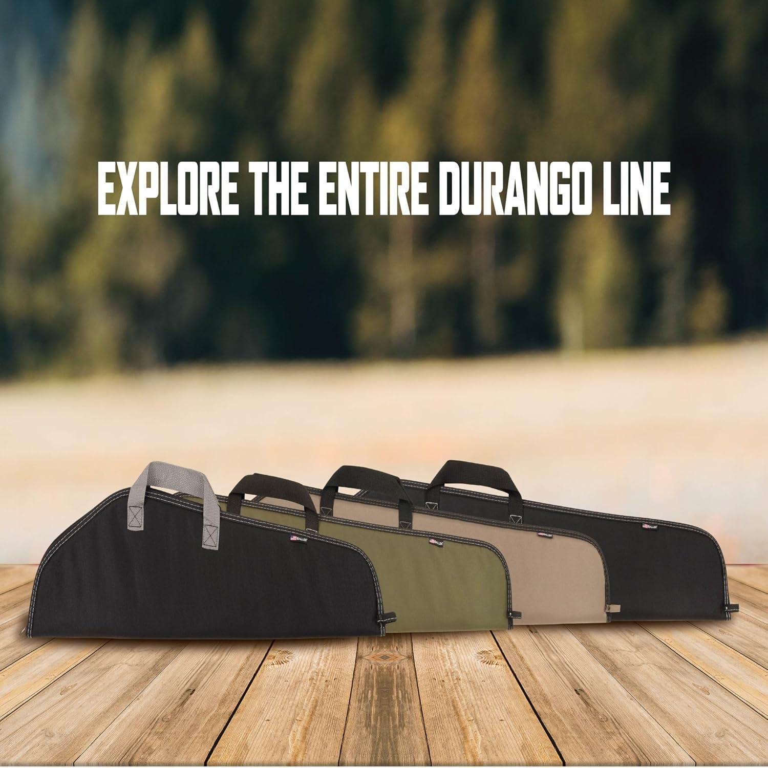 image:imageAllen Company Durango Rifle Case 46Inch Soft Gun Bag Hunting and Shooting Accessories 15inch Webbing Handles and a Hanging Loop TanBlack