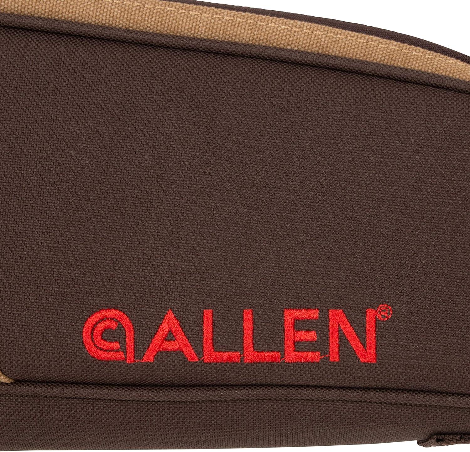 image:imageAllen Company Humbolt 52Inch Shotgun Case Cotton Canvas Gun Case with Quilted Interior Padded Wrap Handle Shell Loops amp Storage Pockets TanBrown