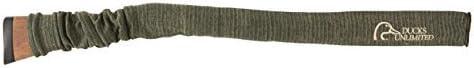 image:imageAllen Company Knit Gun Sock for RifleShotguns With or Without Scope AntiRust and SiliconeTreated for Gun Safe Bag and Case Storage Drawstring Closure 52 Gray 3 PackMulti
