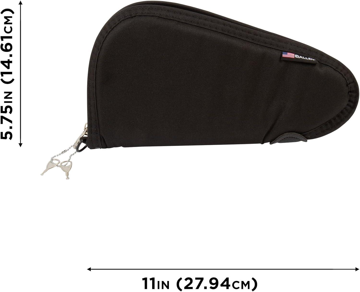 image:imageAllen Company Locking Handgun Case Black 11