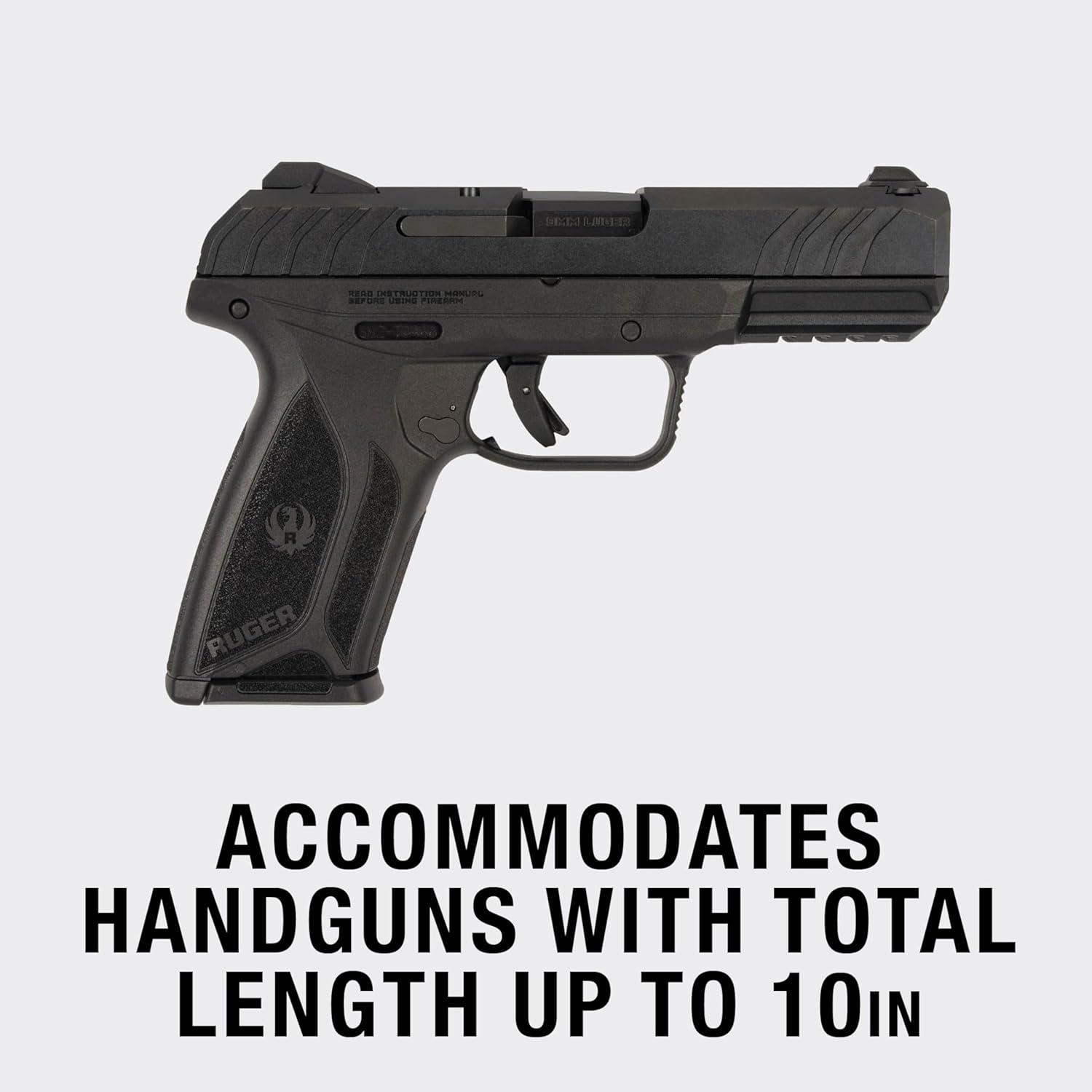 image:imageAllen Company Ruger Tucson Handgun Case Fits Most AutoLoaders and Revolvers with Barrel Lengths Up to 4 and 2 Gun Storage Accessory with Lockable Zipper10