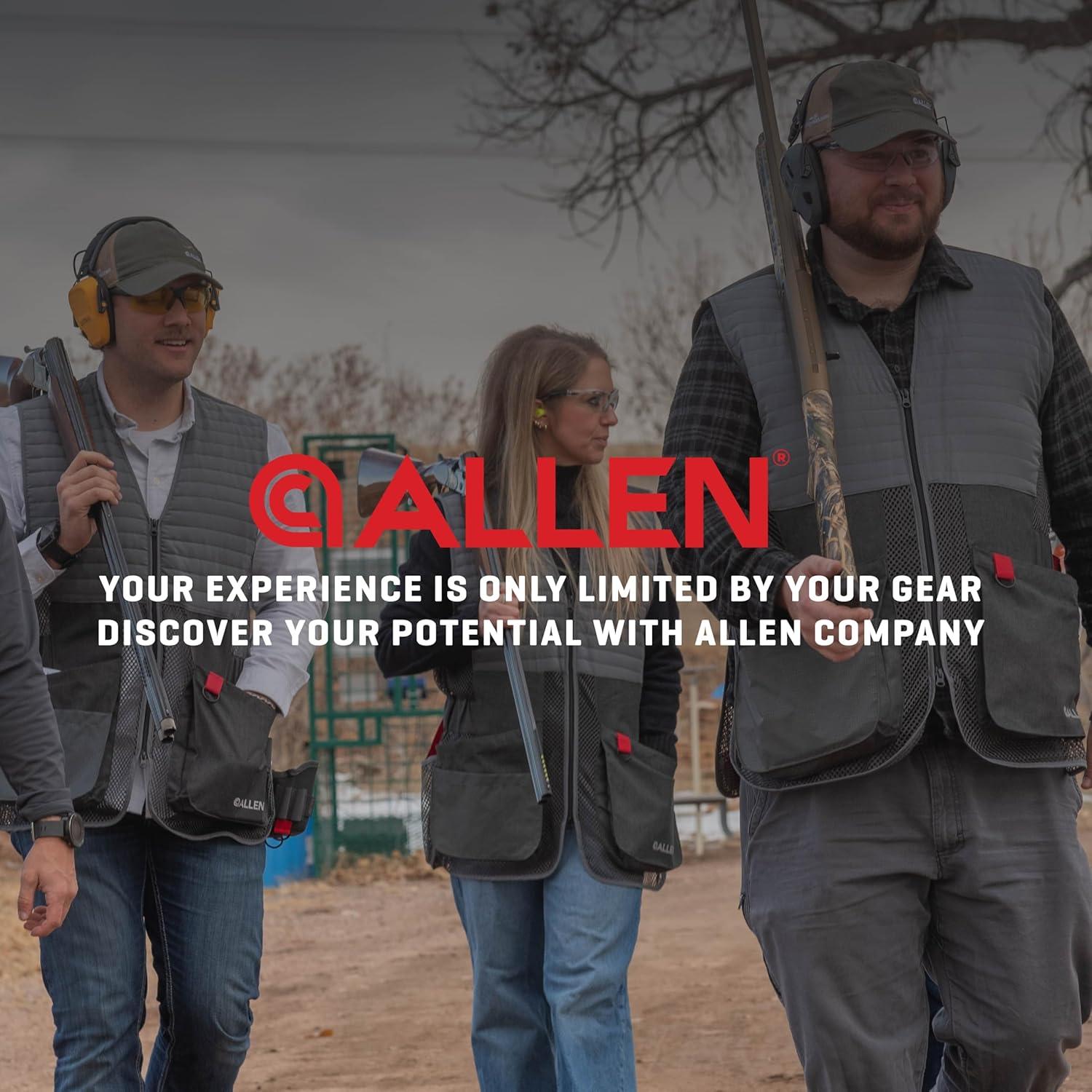 image:imageAllen Company Shotgun Shell Pouch Clay Trap and Skeet Shooting Accessories Hunting and Gun Range Gear Soft Canvas Design Tan