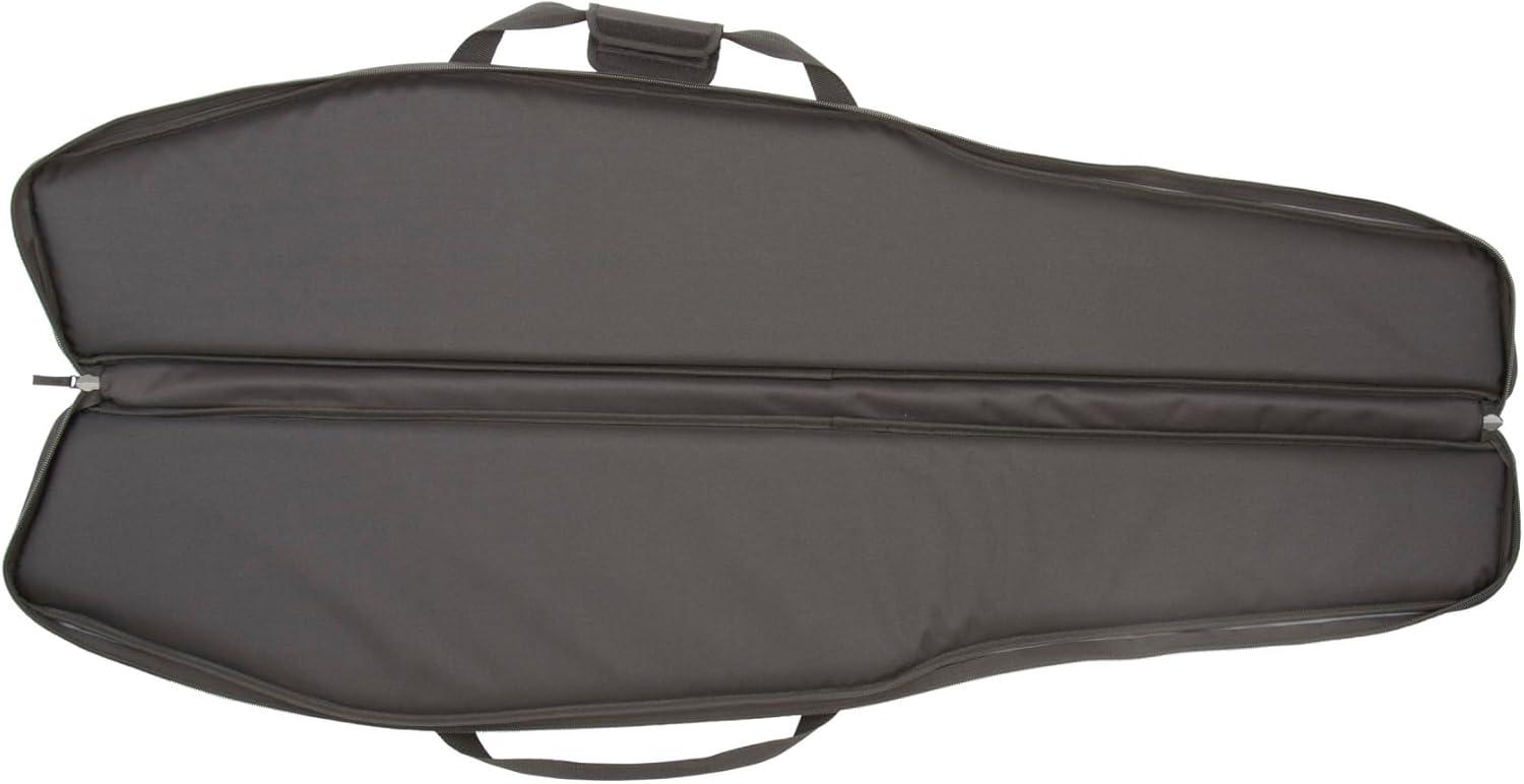 image:imageAllen Company Tactical Rifle Case Padded Scoped Rifle Bag Long Gun Soft Case with Padded Suppressor Pocket 55IN Long Case Velocity Black or Camo OptionsBlack
