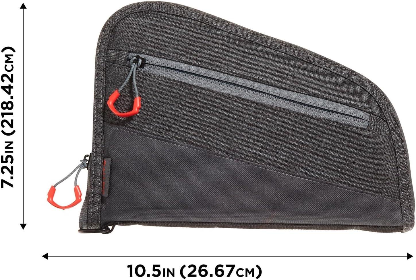 image:imageAutoFit Handgun Case 9 Inch BlackGrayRed