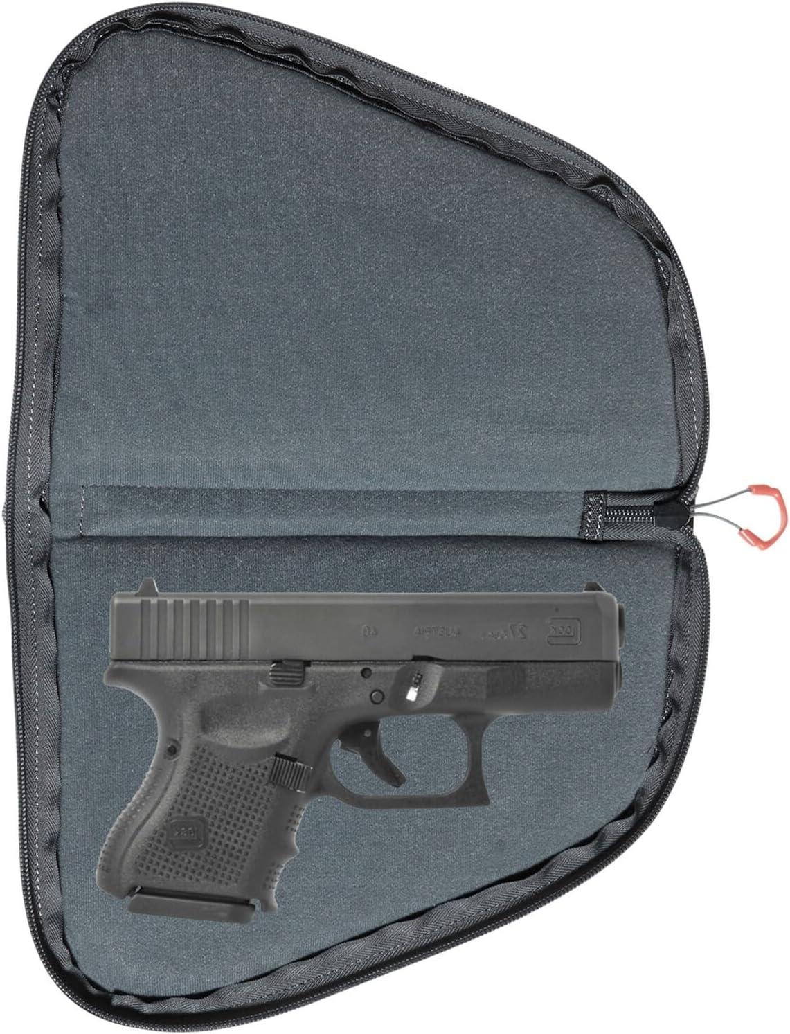 image:imageAutoFit Handgun Case 9 Inch BlackGrayRed