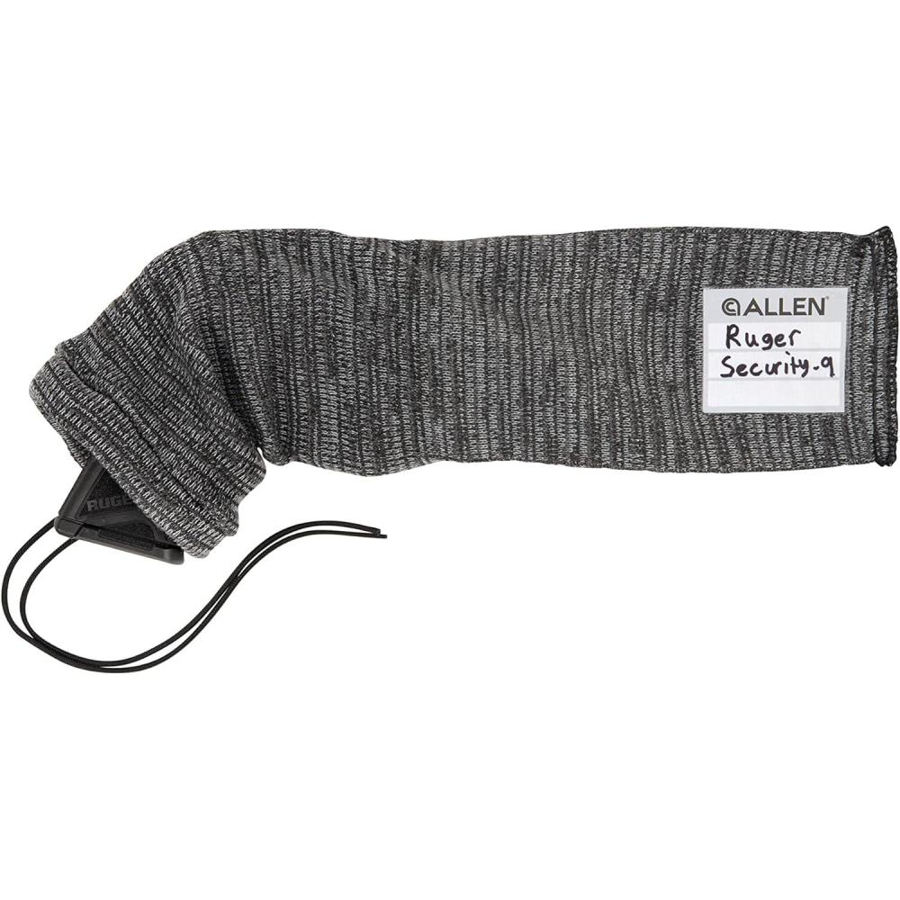 image:imageAllen Company 14 Gun Sock with writeable ID Label 14 Handguns amp Revolvers Gray One Size 13170