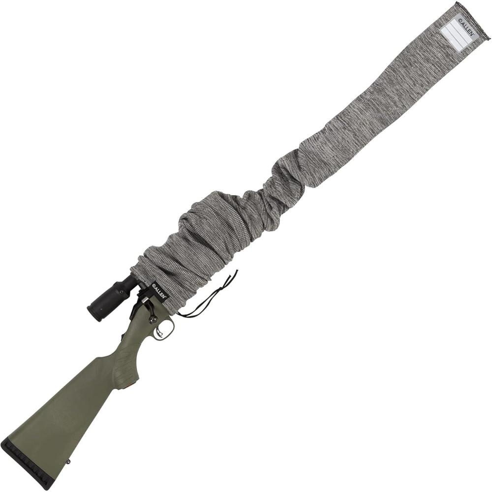 image:imageAllen Company 52 Gun Sock with Writeable ID Label 52 Rifles with Scopes amp ShotgunsGray