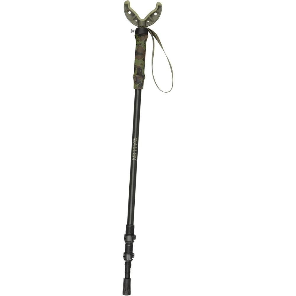 image:imageAllen Company Axial Shooting Stick and Monopod Camera Base Spotting Scope Extends up to 61inchOlive