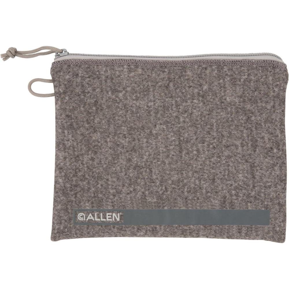 image:imageAllen Company Lockable Handgun Storage Pouch with Writeable ID Label FullSize 7 to 9 Handguns Gray