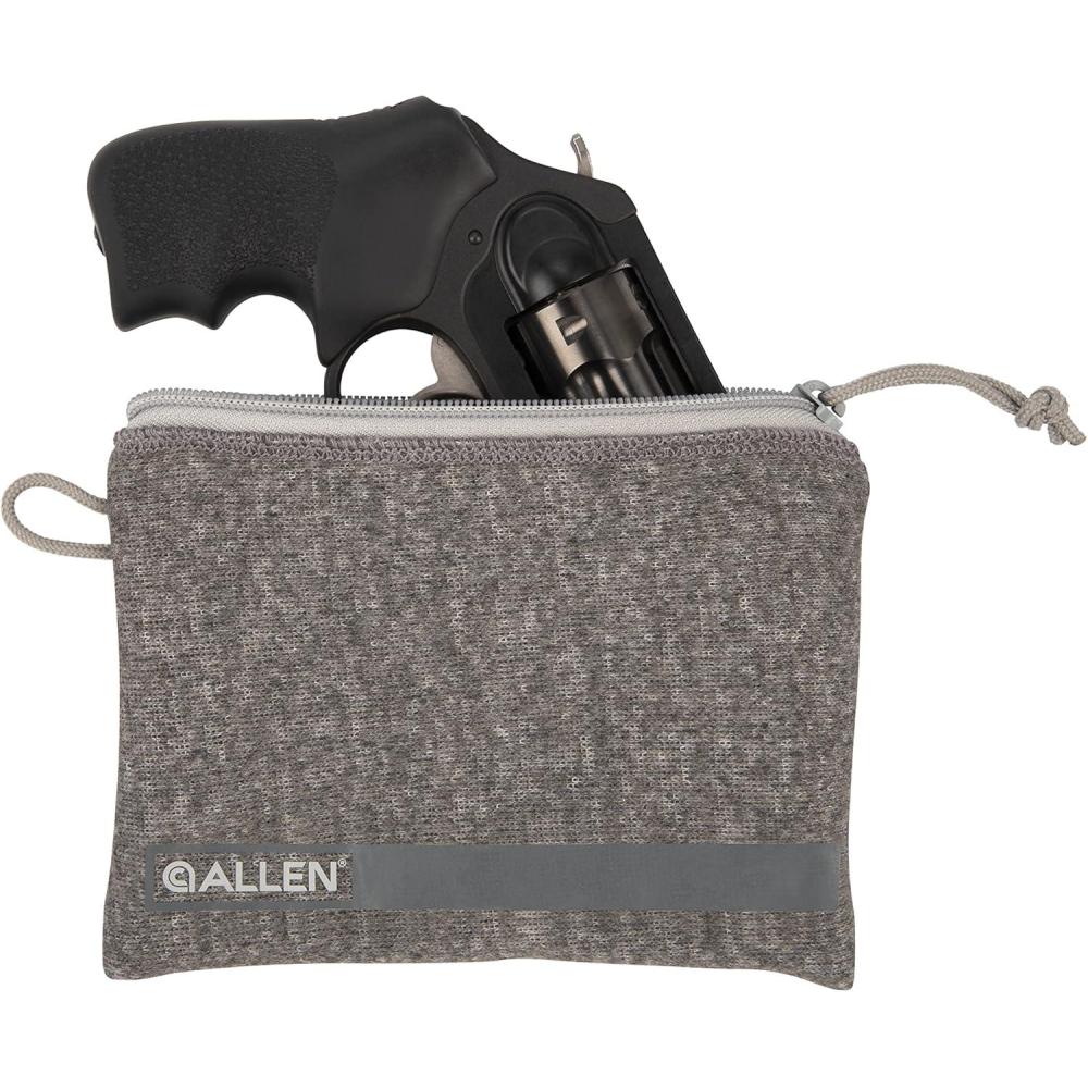 image:imageAllen Company Lockable Handgun Storage Pouch with Writeable ID LabelGray