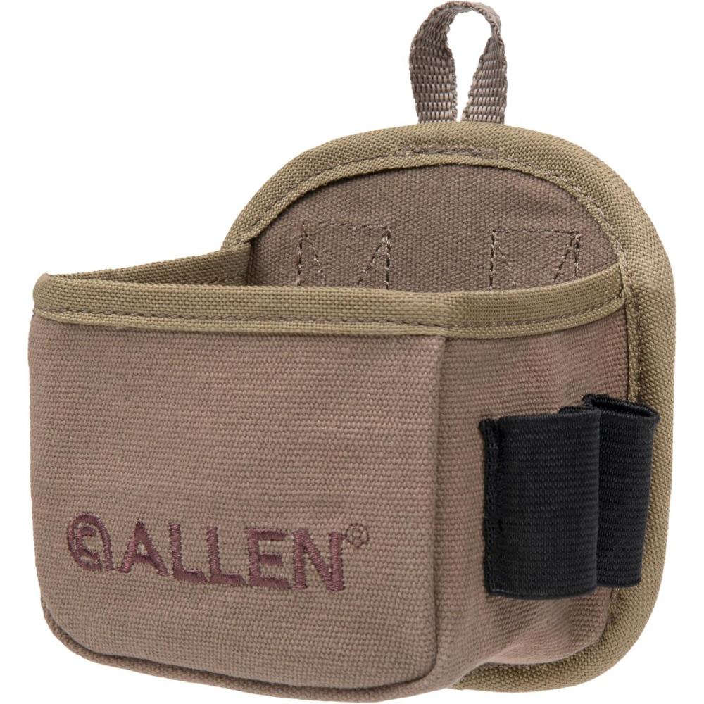 image:imageAllen Company Shotgun Shell Pouch Clay Trap and Skeet Shooting Accessories Hunting and Gun Range Gear Soft Canvas Design Tan