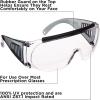 Allen Company – Ballistic Eye Protection for Men and Women – Shooting Accessories That Work with Prescription Glasses(Clear)