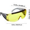 Allen Company – Ballistic Eye Protection for Men and Women – Shooting Accessories That Work with Prescription Glasses(Yellow)
