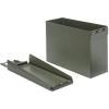 Allen Company Classic Steel Ammo Box, Lockable & Waterproof Lid, 2 Sizes: .30 / .50 Caliber, Army Green(.50 Caliber (Pack of 1))