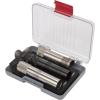 Allen Company Competitor Choke Tube Case – Holds 5 or 6 Choke Tubes, Black/Red – Clay, Trap & Skeet Shooting Accessory(Hard Case – Holds 5 Choke Tubes)