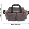 Allen Company Competitor Gun Range Bag – Premium Molded Design – Lockable – Included Internal Tote, Choke Tube Loops, and Fold-Up Gun Mat – 16.6″ L x 9″ W x 11.8″ H – Gray