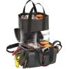Allen Company Competitor Gun Range Bag – Premium Molded Design – Lockable – Included Internal Tote, Choke Tube Loops, and Fold-Up Gun Mat – 16.6″ L x 9″ W x 11.8″ H – Gray