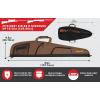 Allen Company Daytona Shotgun and Rifle Case – 46 & 52 – Inch Soft Gun Bag – Hunting and Shooting Accessories – Brown/Black(Black/Mocha Brown)