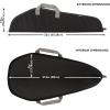 Allen Company Durango Rifle Case – 32-Inch Soft Gun Bag – Hunting and Shooting Accessories – Black/Gray