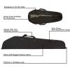 Allen Company Durango Rifle Case – 46-Inch Soft Gun Bag – Hunting and Shooting Accessories – 1.5-inch Webbing Handles and a Hanging Loop – Tan(Black)