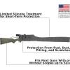 Allen Company Knit Gun Sock for Rifle/Shotguns With or Without Scope – Anti-Rust and Silicone-Treated for Gun Safe, Bag, and Case Storage – Drawstring Closure – 52″ Gray – 3 Pack(Gray)