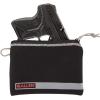 Allen Company Lockable Handgun Storage Pouch with Writeable ID Label, Compact 5″ to 7″ Handguns, Black