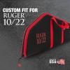 Allen Company Ruger Flagstaff Rifle Case – 40-Inch Soft Gun Bag – Hunting and Shooting Accessories – Black/Red(Classic)