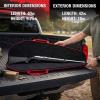 Allen Company Ruger Flagstaff Rifle Case – 40-Inch Soft Gun Bag – Hunting and Shooting Accessories – Black/Red(Classic)