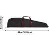 Allen Company Ruger Rifle Case – 40-inch Soft Gun Bag – Hunting and Shooting Accessories – Black