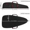 Allen Company Ruger Rifle Case – 40-inch Soft Gun Bag – Hunting and Shooting Accessories – Black