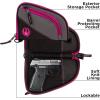 Allen Company Ruger Tucson Handgun Case – Fits Most Auto-Loaders and Revolvers with Barrel Lengths Up to 4″ and 2″ – Gun Storage Accessory with Lockable Zipper(8″)