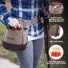 Allen Company Shotgun Shell Pouch with Belt – Clay, Trap, and Skeet Shooting Accessories – Hunting and Gun Range Gear – Soft Canvas Design – Tan or Olive Drab