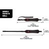 Allen Company Summit Ultralite Rifle and Shotgun Sling – Rugged Construction with Swivels – Gun Strap Ideal for Hunting and Shooting Turkey, Deer, and More – Tested up to 500 Lbs. – Black