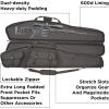 Allen Company Tactical Rifle Case – Padded Scoped Rifle Bag – Long Gun Soft Case with Padded Suppressor Pocket – 55IN Long Case – Velocity: Black or Camo Options(Black)