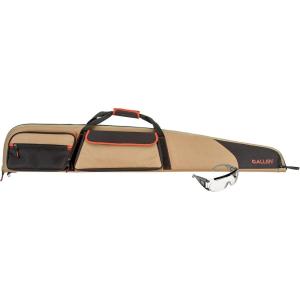 Allen Company Eliminator Shotgun Case – 52-Inch Soft Gun Bag – Hunting and Shooting Accessories – Brown/Tan(Case and Glasses)
