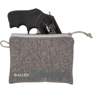 Allen Company Lockable Handgun Storage Pouch with Writeable ID Label(Gray)