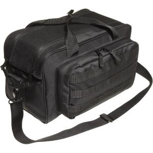 Allen Company Range Bag with Pistol Rug & MOLLE Loops, Black, 15x8x8.5-Inch
