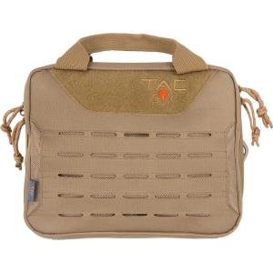 Allen Company Tac-Six Crew 2-Gun Tactical Pistol Case, 10″ L x 8″ W(Coyote)