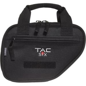 Allen Company Tac-Six Tactical Pistol Case – Soft Handgun Bag – Black and Camo, Battalion 10IN(Black)