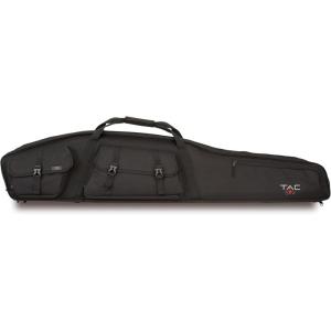 Allen Company Tactical Rifle Case – Padded Scoped Rifle Bag – Long Gun Soft Case with Padded Suppressor Pocket – 55IN Long Case – Velocity: Black or Camo Options(Black)