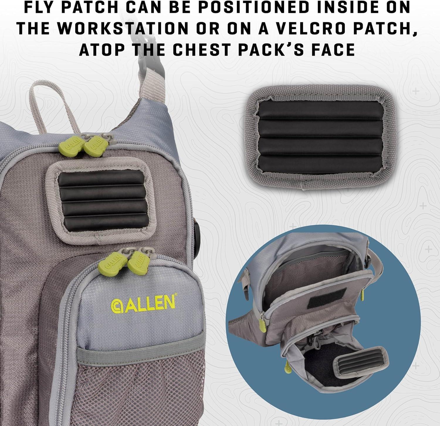 image:imageAC ALLEN Fall River Fishing Chest PackGrayLime