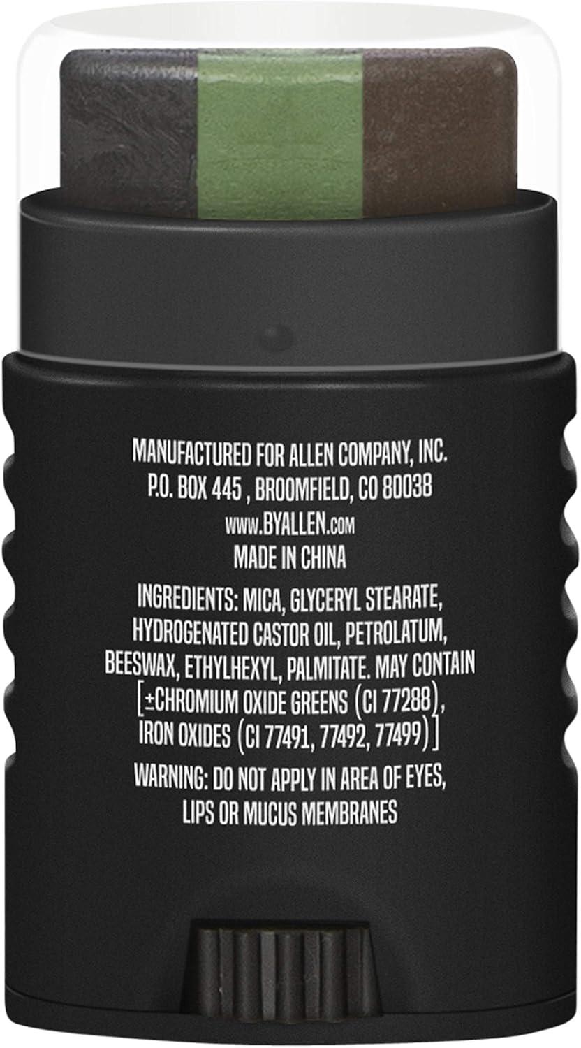 image:imageAllen Company Camo Face Paint Set Stick and Liquid Black Brown Olive GreyFace Paint Stick