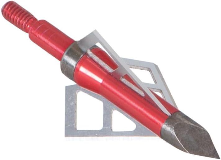 image:imageAllen Company Photon Hunting Broadhead 1125 inches Cutting Diameter 100125 Grain Aluminum Ferrule Stout 032 inch Thick Stainless Steel Blades Carbon Steel Chisle Tip100 Gra