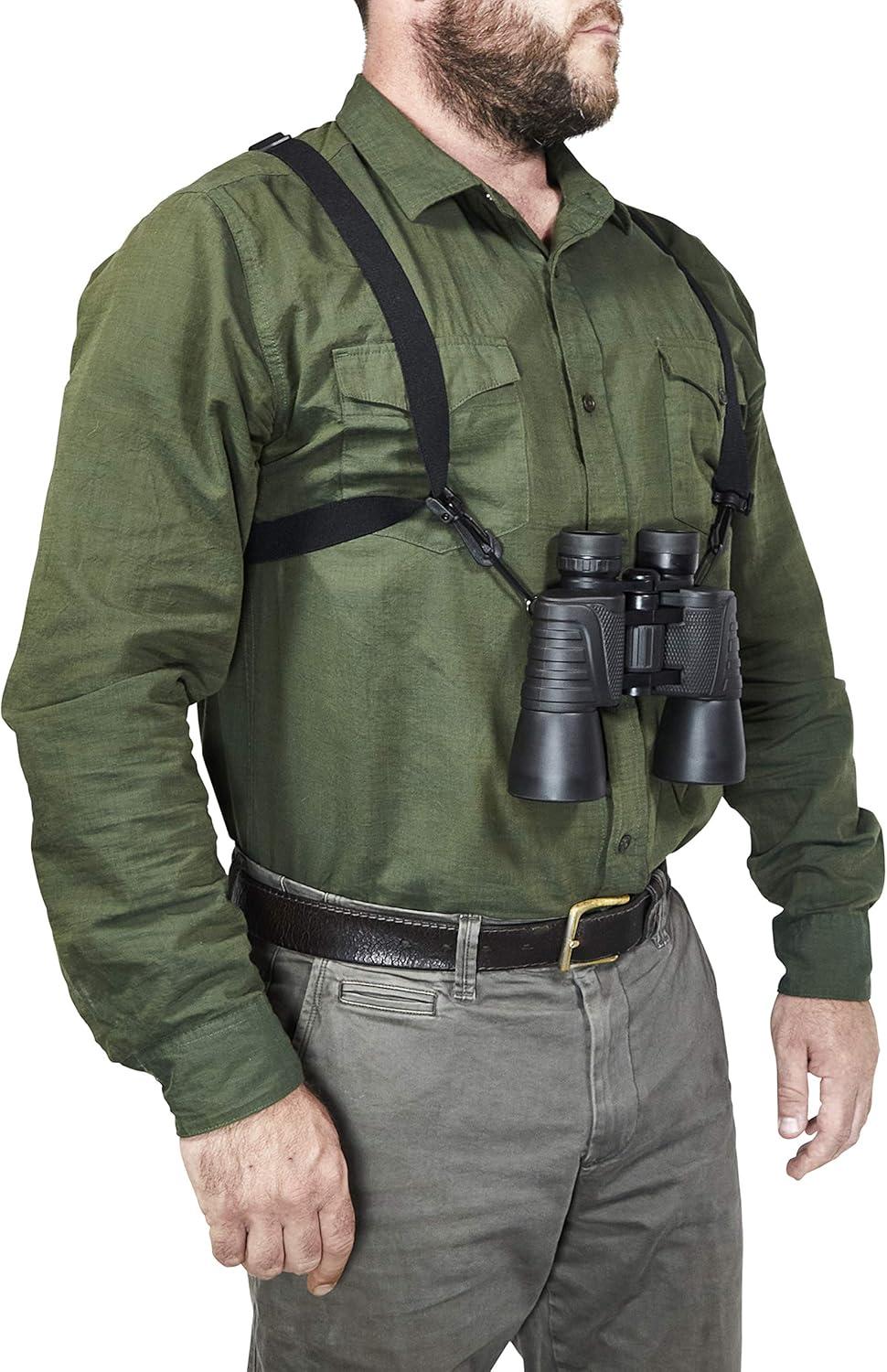 image:imageAllen Company 4Way Adjustable Binocular Strap Harness Black